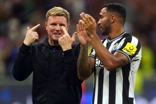 Eddie Howe and Callum Wilson worked closely together over several seasons